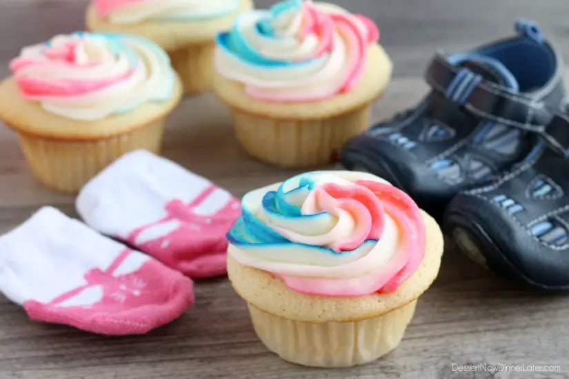 Gender Reveal Cupcakes