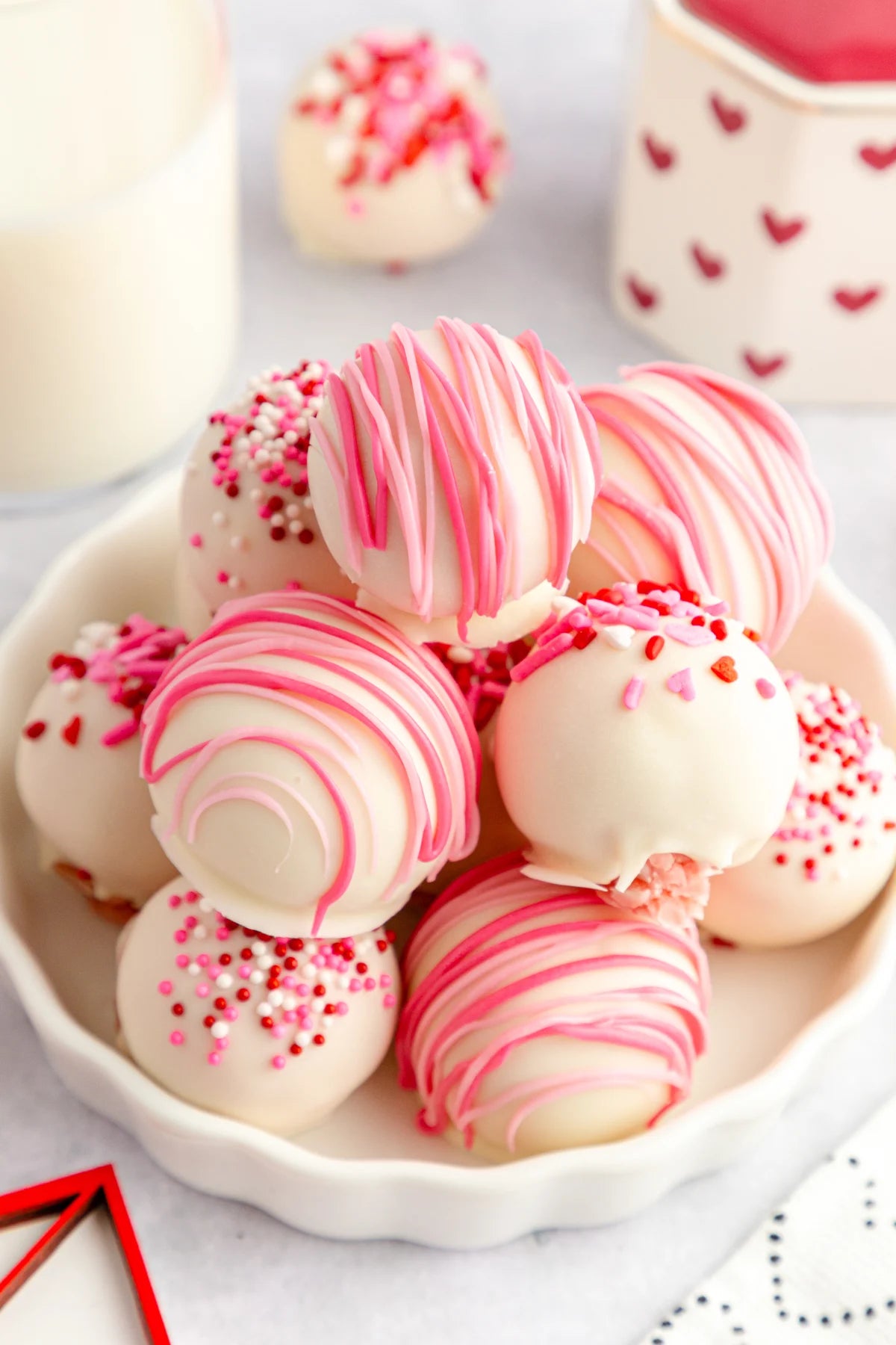 Strawberry Cake Truffles